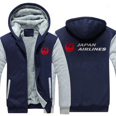 JAPAN AIRLINES JACKETS FLEECE SWEATSHIRT